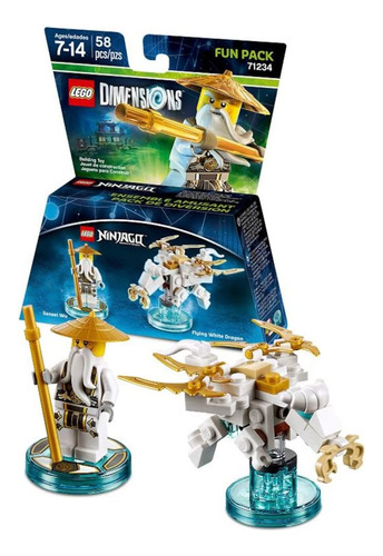 Paquete Divertido Ninjago Sensei Wu - Dimensiones Lego