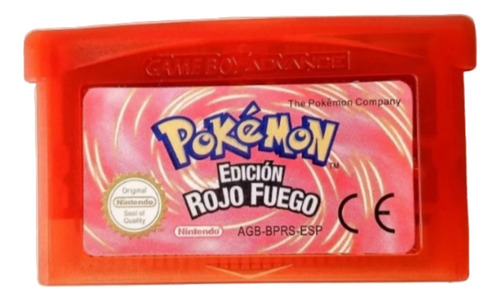 Pokemon Fire Rojo Compatible Con Gameboy Advance Nuevo