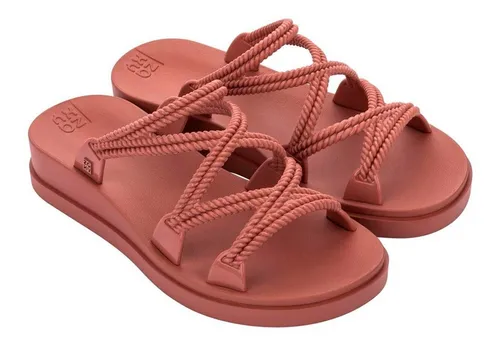 Sand lia Slide Feminina Zaxy Tramas Promo o