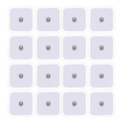 16 Electrodos Pad Broche 3.5mm Compatibles Con Beurer Hivox