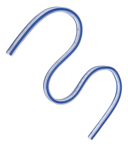 1 Pcs Curva De Plástico Flexible Regla De Regla Drawing