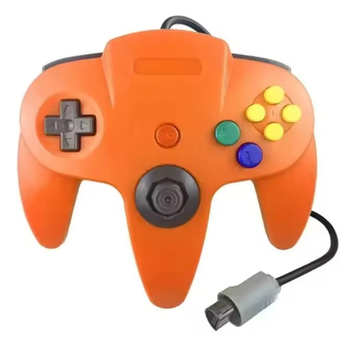 Control Joystick Mando Para Nintendo 64 N64 Naranja (Reacondicionado)