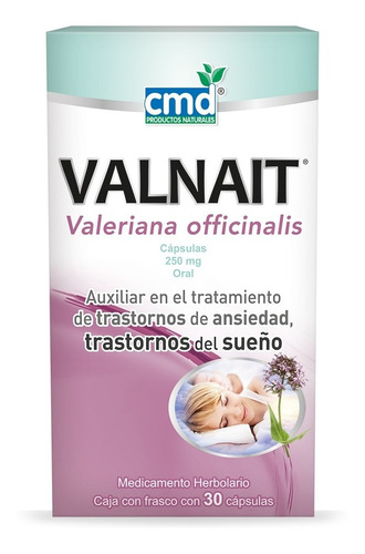 Valnait (valeriana) C/30 Caps Cmd / Auxiliar Ansiedad, Sueño