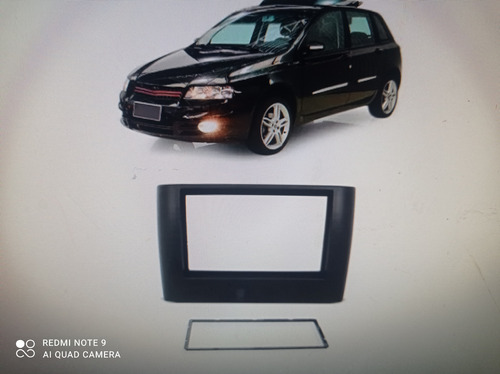 Moldura De Radio 2 Din 7  Para Fiat Stilo 