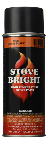 Forrest Paint Pintura Brillante Para Estufa 1990 Negro Satin