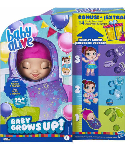 Baby Alive Grows Up/que Crece Muñeca Original Y Nueva