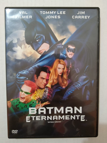 Dvd Batman Eternamente Val Kilmer Jim Carrey Legendado | Parcelamento sem  juros