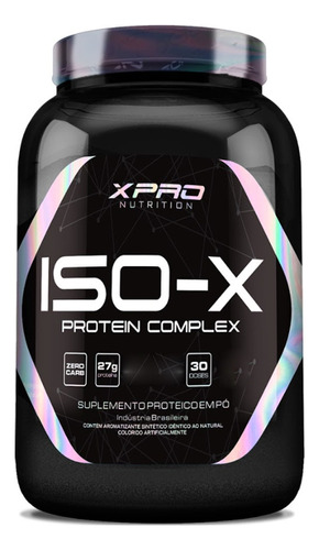 Whey Protein Iso-x 900g Xpro Nutrition Sabor Baunilha