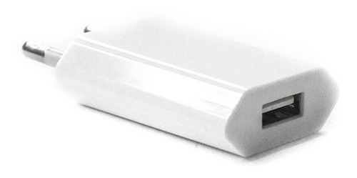 Adaptador Carregador Usb Simples Branco Bivolt