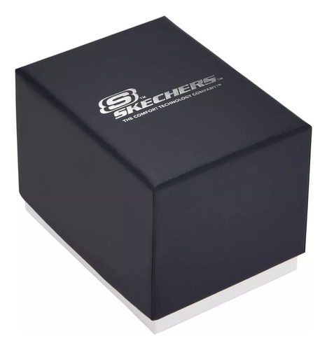 Reloj Hombre Skechers Sr5236 De Silicona Negro