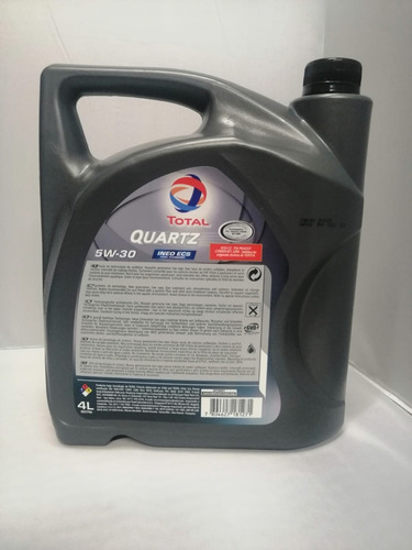 Imagen 2 de 2 de Aceite Total Ineo Ecs 5w30 Sintetico 4l L46