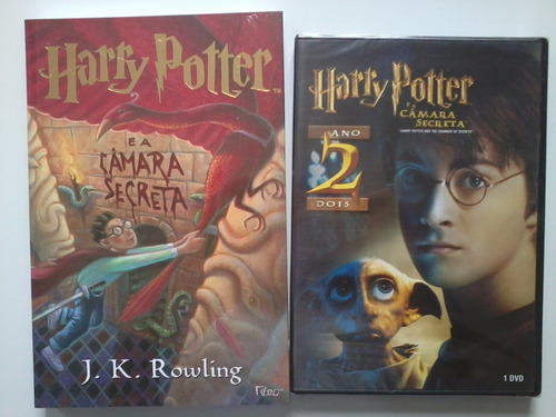 Livro Harry Potter E A Camara Secreta + Dvd  (novo)