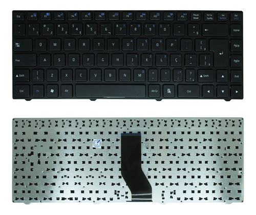 Teclado Positivo N9410/n9300/8520/3040/8455/sw6 C/ Moldura