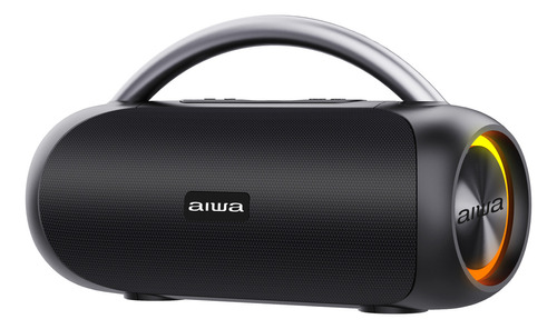 Alto-falante Bluetooth portátil Aiwa 20w Ipx5 com Tws AWS-10bt cor preta