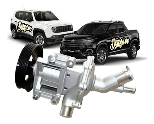 Bomba Agua Fiat Toro Argo Cronos Jeep Renegate Dir Electrica