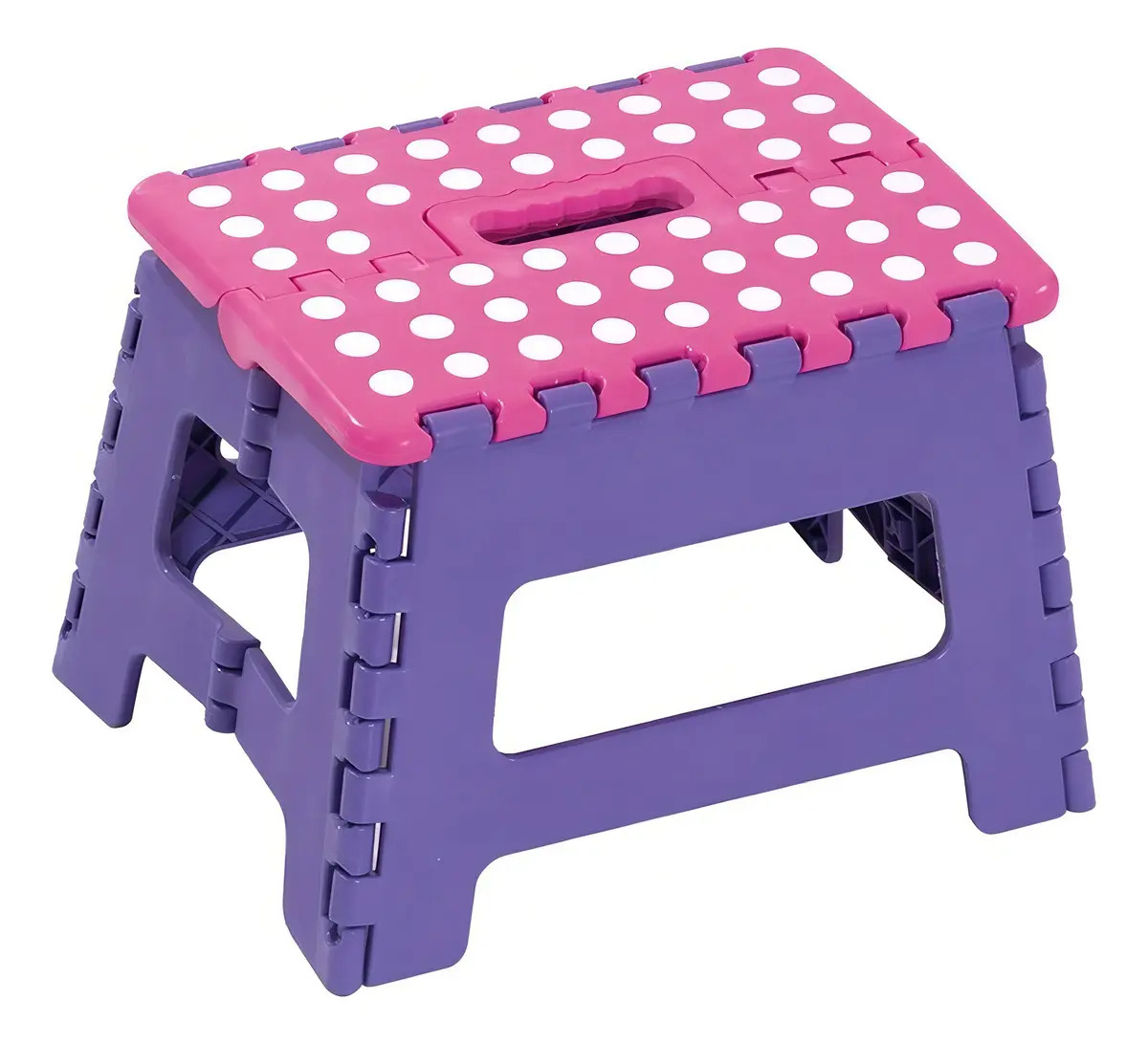 Butaco Plegable Pequeño Rimax Color Morado/rosado