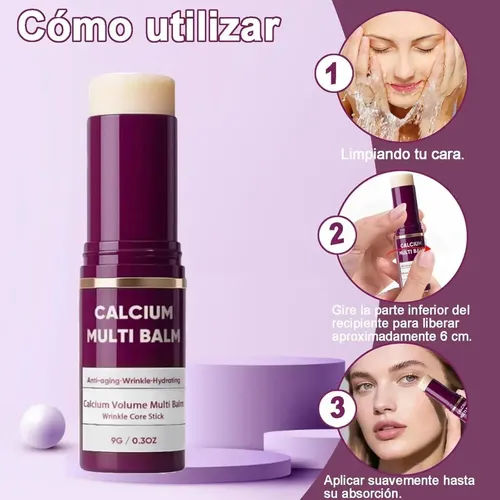 Bálsamo Multi De Cálcio Zx* - Barra Hidratante De Colágeno