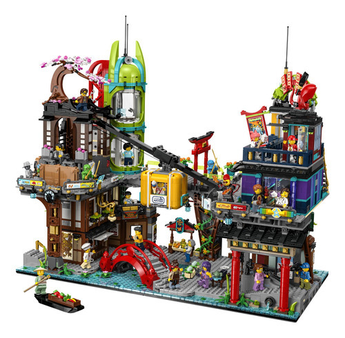 Lego Ninjago - Mercados Da Cidade De Ninjago Quantidade De Peças 6163