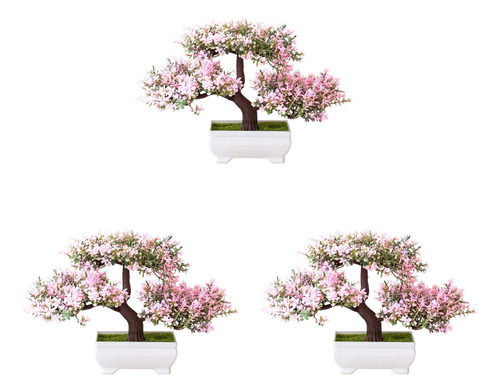 Maceta Pequeña Para Bonsáis Con Forma De Árbol Artificial, 3