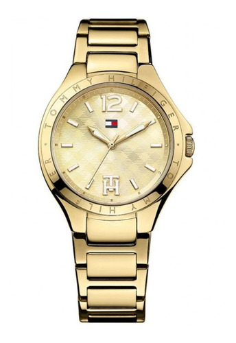 Reloj De Mujer Tommy Hilfiger Todo Dorado 1781385