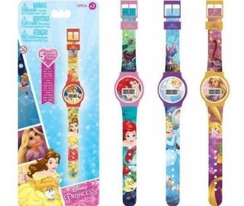 Reloj De Niñas Peppa Pig Y Princesa Rapunzel Disney