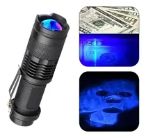 Comprar Detector Billetes Portatil En Linterna Luz Uv 365nm Con Zoom