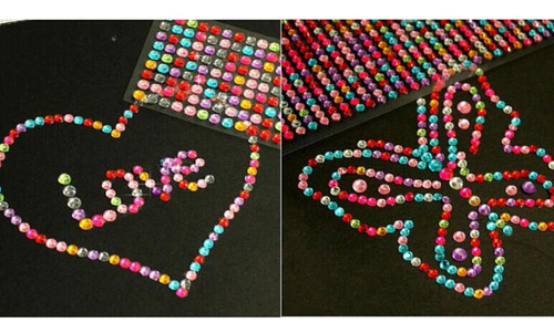 1 De De Imitación Multicolor Autoadhesiva Para