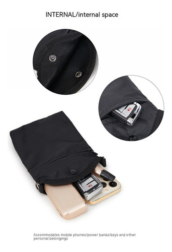 Minibolso De Moda Para Hombre Con Forma De Cartera Pequeña