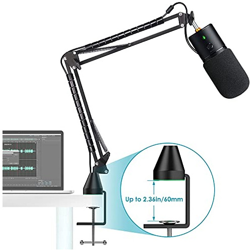Soporte De Micrófono Razer Seiren X Suspensión Ajusta...