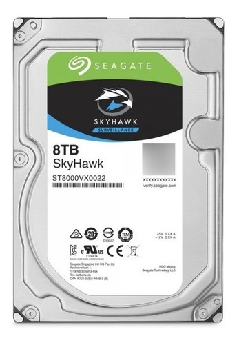 Disco Duro Seagate Skyhawk 8tb