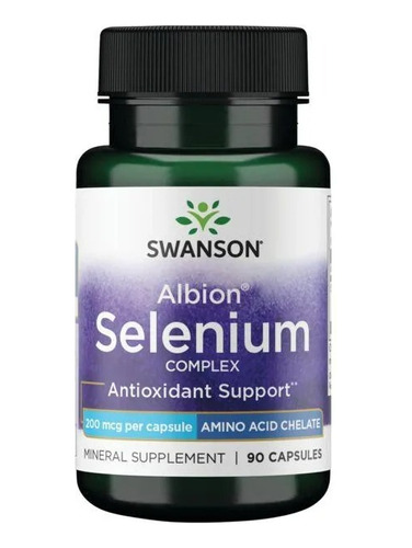 Albion Selenium Complex 200mcg 90 Capsulas Swanson