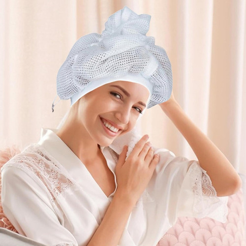 1 Paquete-gorro Soulta De Red Para Secar El Cabello Rizado