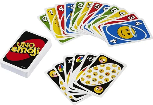 Juego De Cartas Uno Emoji Tin [exclusivo De Amazon]