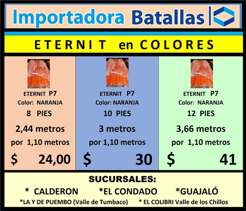 Imagen 6 de 10 de Fibrocemento Eternit Policarbo Cable D Acero Alucobon Tol A7