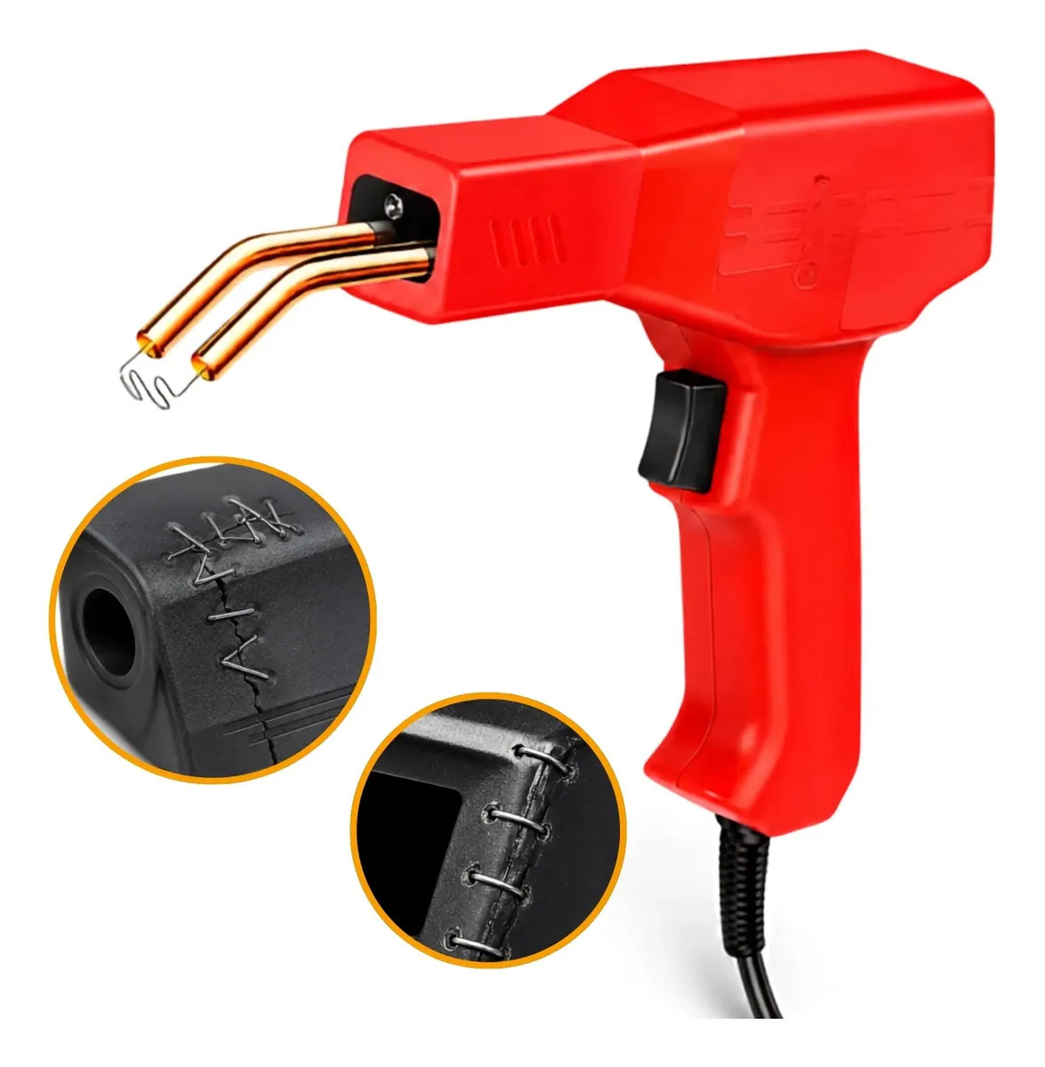 Soldador Plástico Solda Para-choque Carro E Moto Farol Carenagem 200 Grampos 110v Marca Colpaq