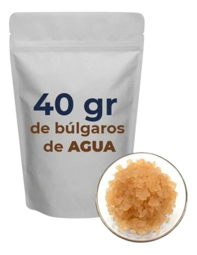 40gr Búlgaros De Agua Kefir 100% Orgánicos Empaque Sellado 