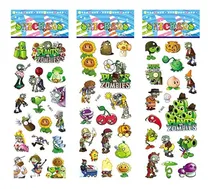Comprar Plantas Vs Zombis  Set X 3 Planchas Stickers 3d
