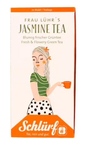 Té Jasmine Tea Caja 20 Bolsitas Schlürf Tea