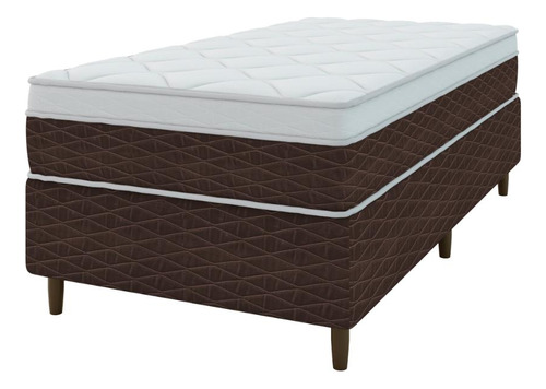 Cama Box Solteiro Molas Ensacadas Individualmente Euro 88x188 Karina Umaflex