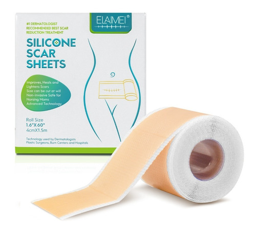 Parche Elimina Cicatrices - Gel Silicona Cicatriz 4cmx1.5m