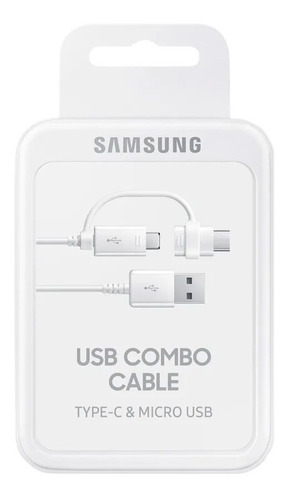 Cable Original Samsung  Combo Micro Usb + Tipo C  Easybuy