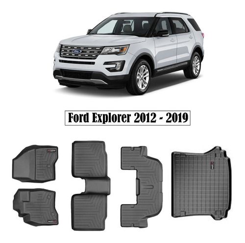 Alfombras Bandeja Weathertech Ford Explorer 2014-2018