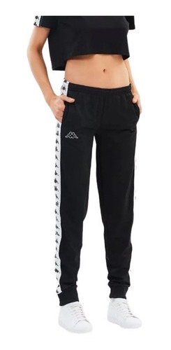 Pantalón Kappa Original - Banda 222 Wrastoria - Mujer Negro
