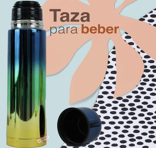 Imagen 4 de 6 de Termo De Acero Inoxidable Tornasol Antiderrame 500 Ml 10633