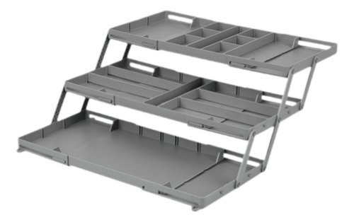 Organizador De Cajones Expandible, Soporte De 3 Niveles