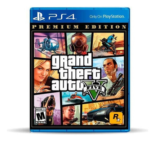 Grand Theft Auto V  Gta Premium Edition  Ps4 Físico