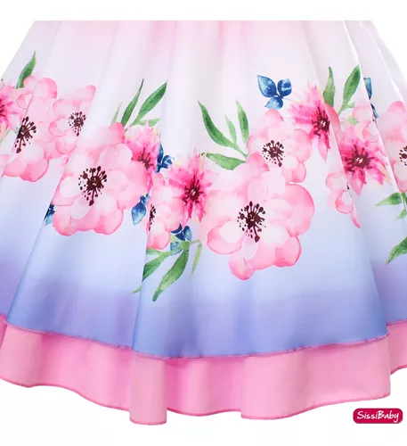 Vestido Infantil Princesinha Floral