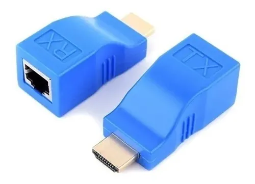comprar Extensor Conversor Hdmi Via 1 Cabo Rede Rj45 4k 30m Cat5e\u002F6