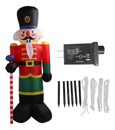 Soldado Inflable De Navidad De 7 9 Pies De Fibra De