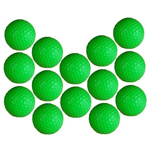 Dsmile Practica Bolas De Golf, Espuma, 14 Cuenta, Verde